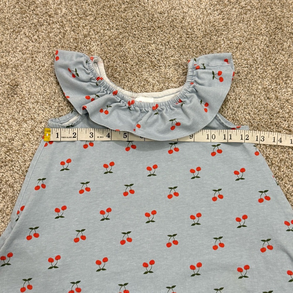 Hanna Andersson Very Cherry Ruffle Neck Swing Dress - Picture 7 of 9